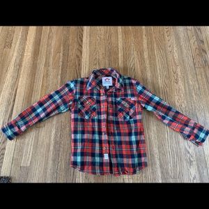 Boys Appaman flannel button down shirt